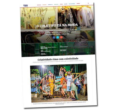 O coletivo tá na moda